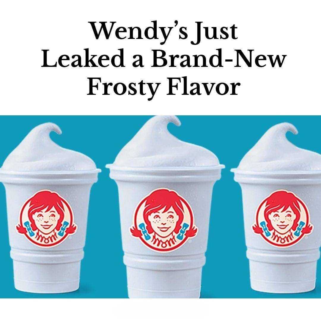 Wendy’s Just Leaked a Brand-New Frosty Flavor