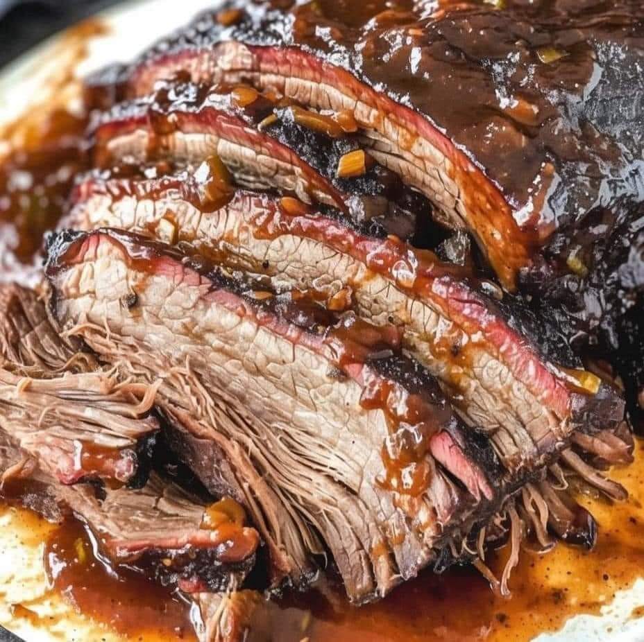 Slow Cooker Beef Brisket with BBQ Sauce