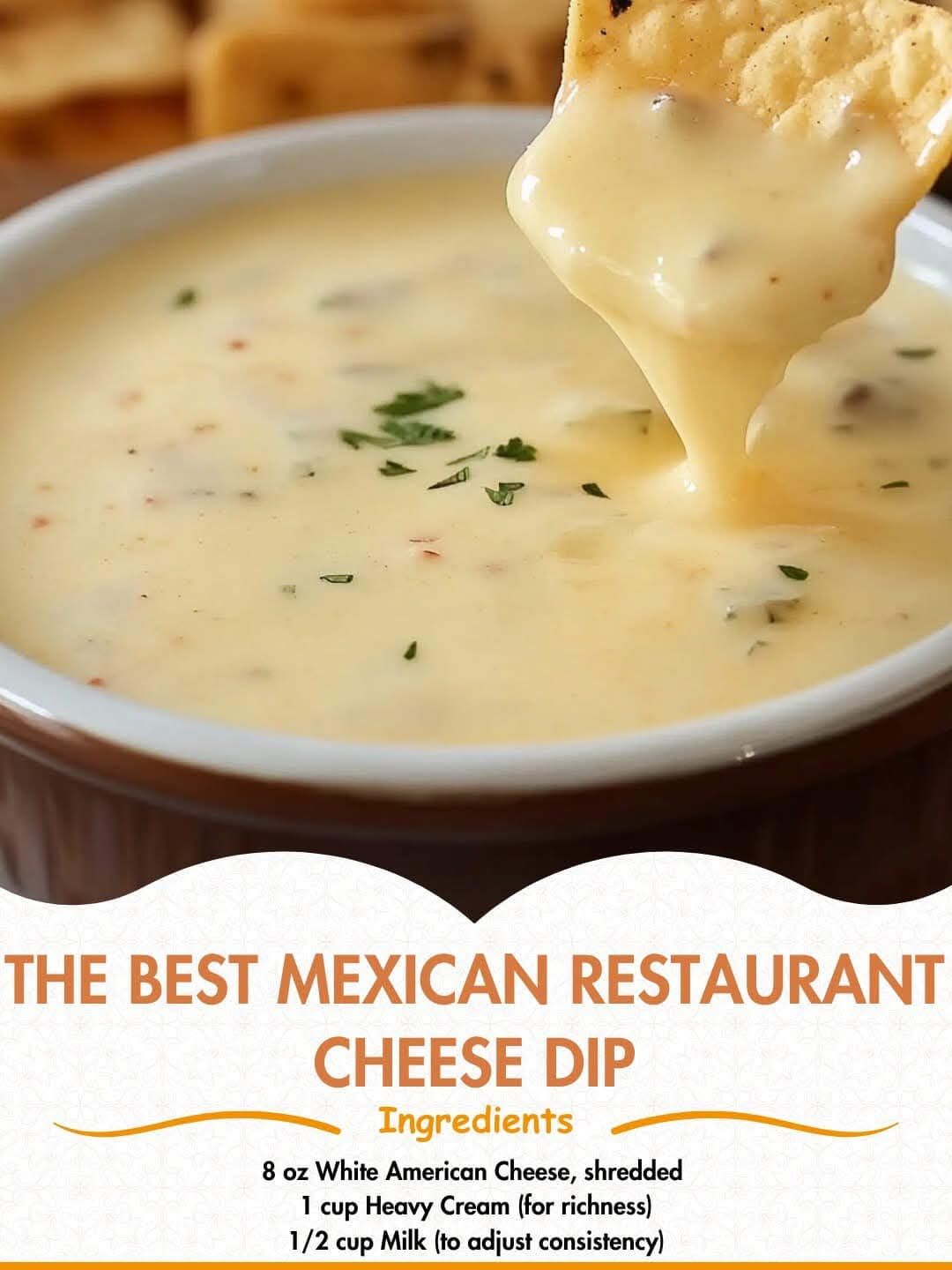 The Best Mexican Restaurant Cheese Dip Recipe