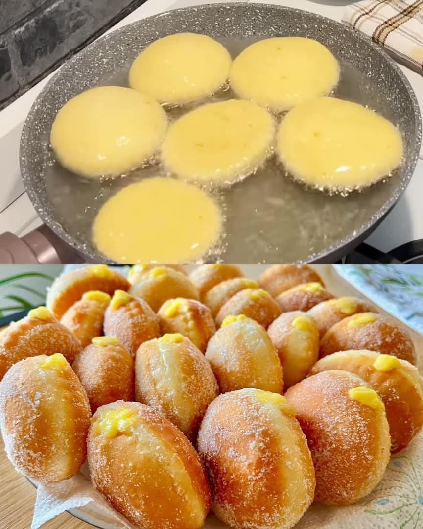 Custard-Filled Sugar Doughnuts (Bomboloni)