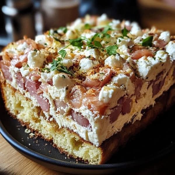 Savory Cake with Turkey & Feta
