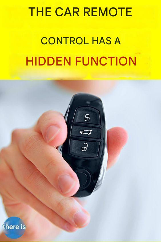 Press the car remote control for 5 seconds: a handy tip.