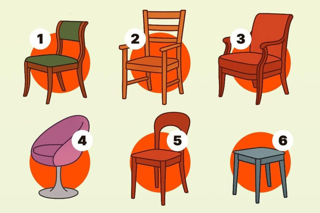Your choice of chair says a lot: find out what your preference reveals about you