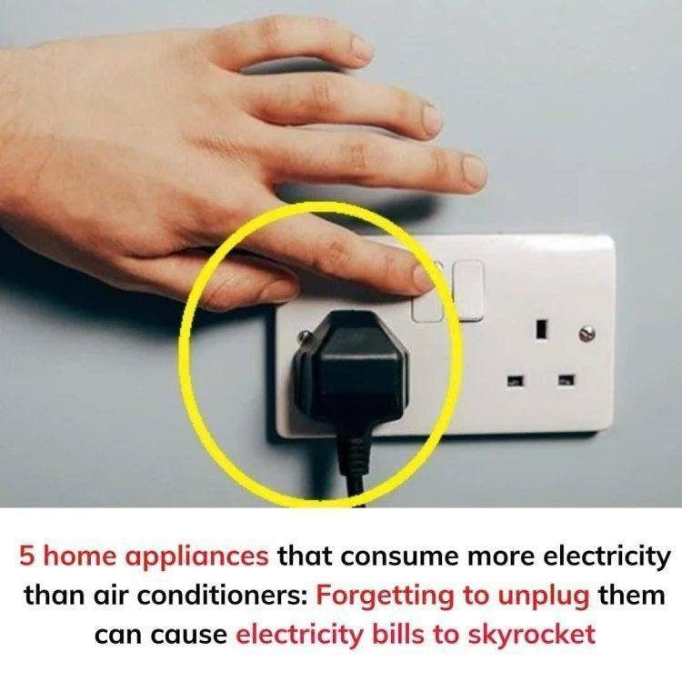 5 home appliances that consume more electricity than air conditioners