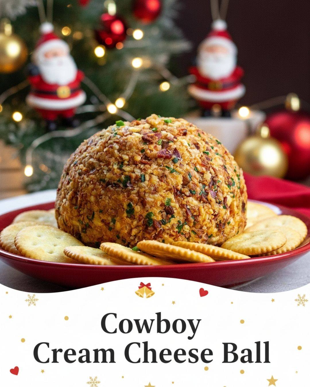 Bold, creamy, and loaded with flavor… this Cowboy Cream Cheese Ball disappears fast! (My kids declared it their favorite cheeseball EVER!)