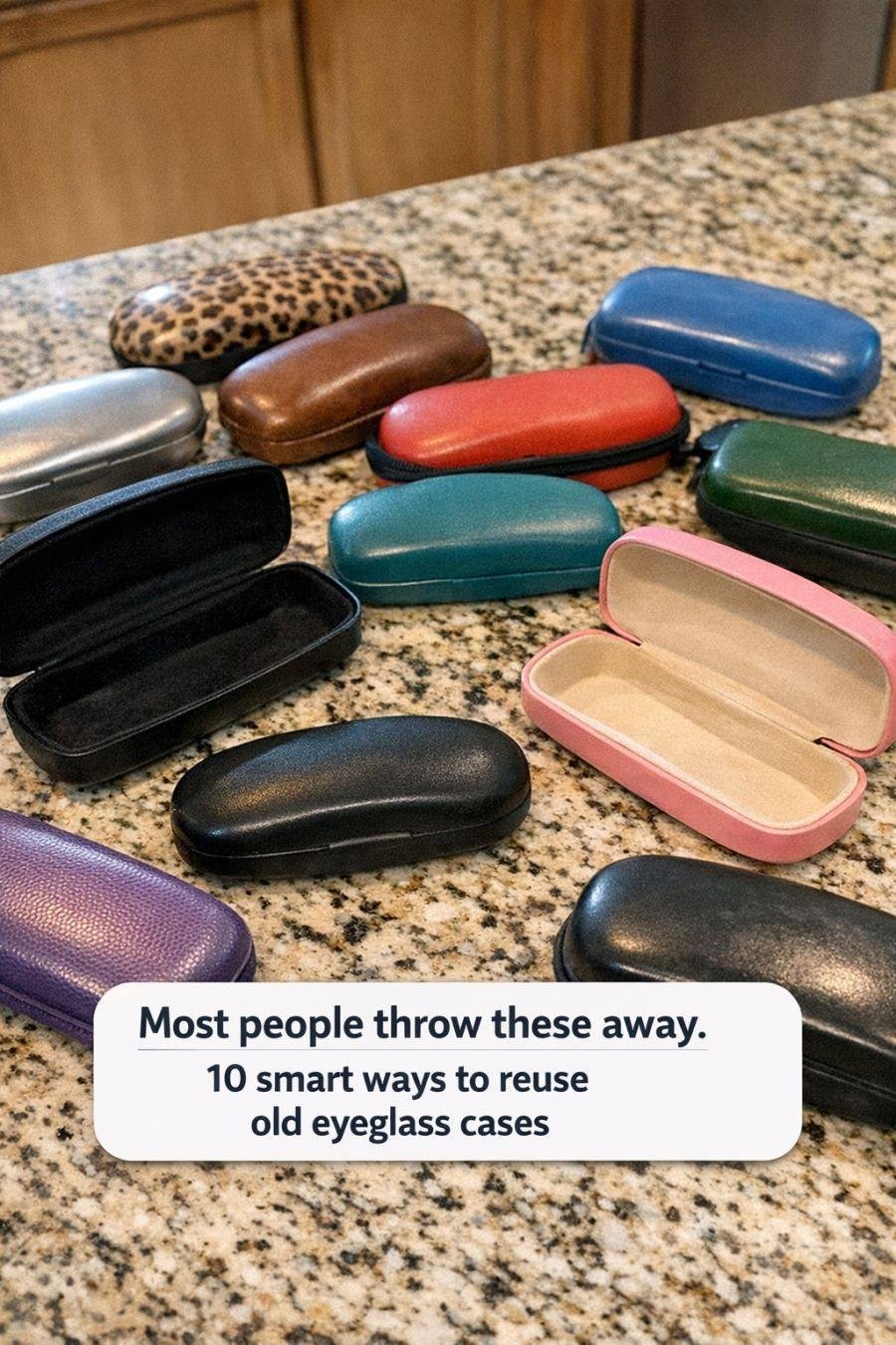 Most people throw these away. 10 smart ways to reuse old eyeglass cases