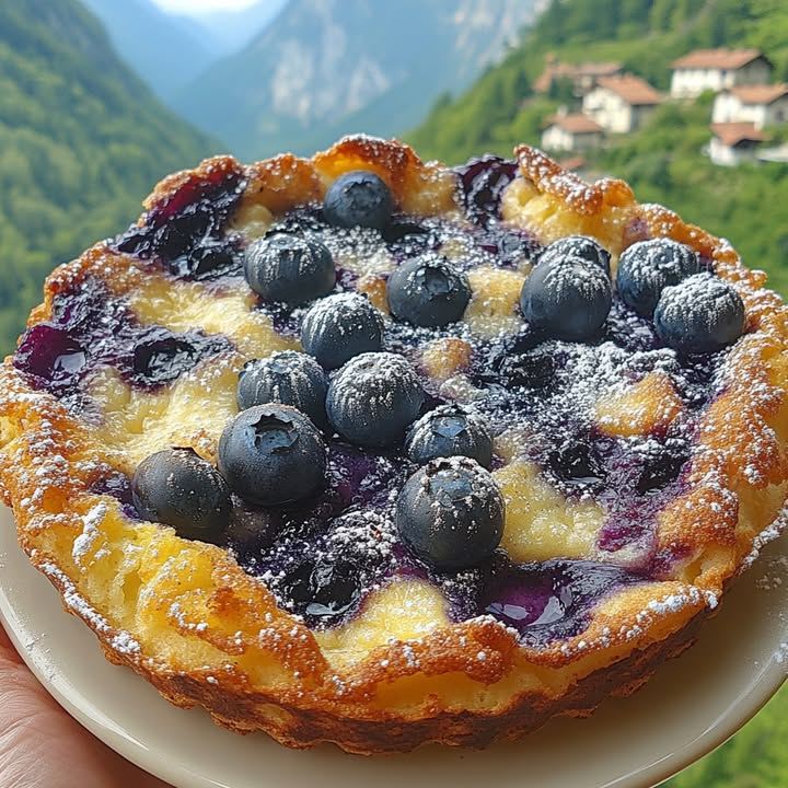 Blueberry Lemon Dutch Baby 