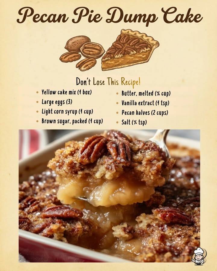 🥧 PECAN PIE DUMP CAKE