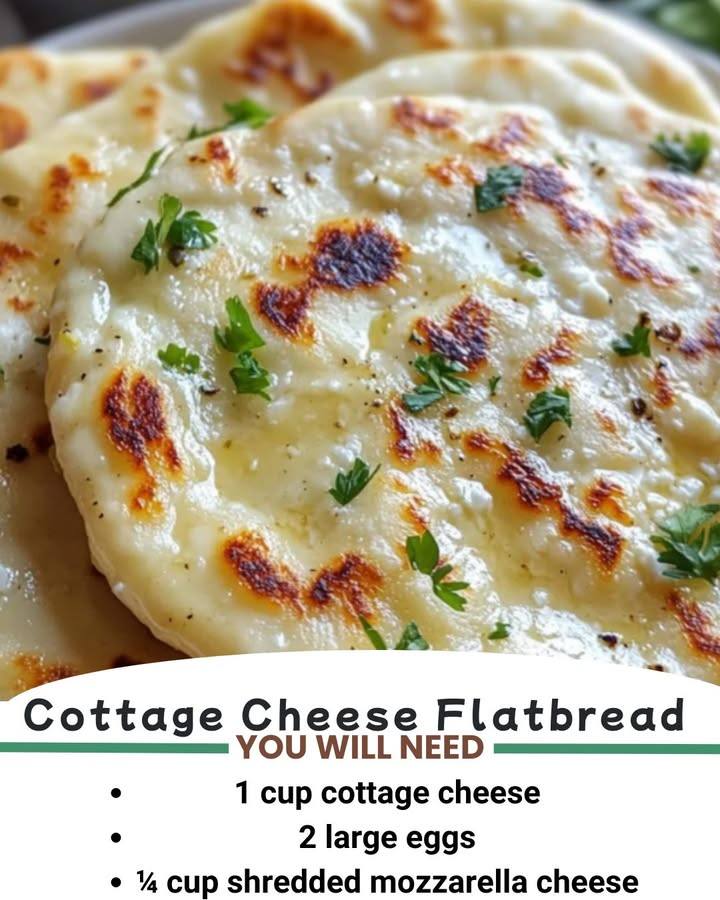  Cottage Cheese Flatbread – High-Protein & Delicious! 