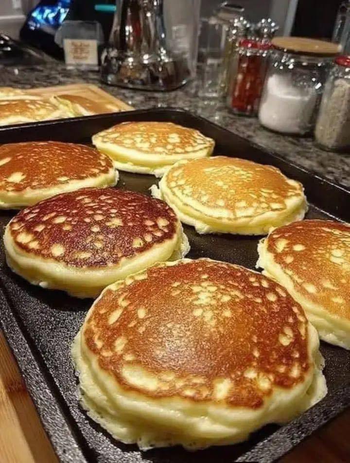 OH my God , pancakes taste 1000 times better than the original , i’m so in love , never missing carbs again !!  Fluffy Pancakes Recipe