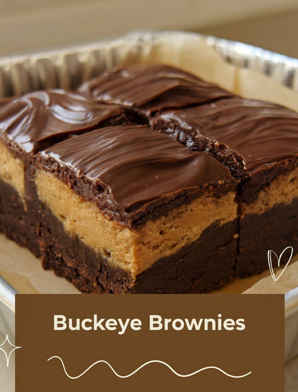 Best Peanut Butter Brownies (Buckeye Brownies)