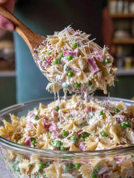 “Made this! Soooo delicious. I will be bringing it to many get-together this summer, you can count on that!!!” Layered Spring Pasta Salad