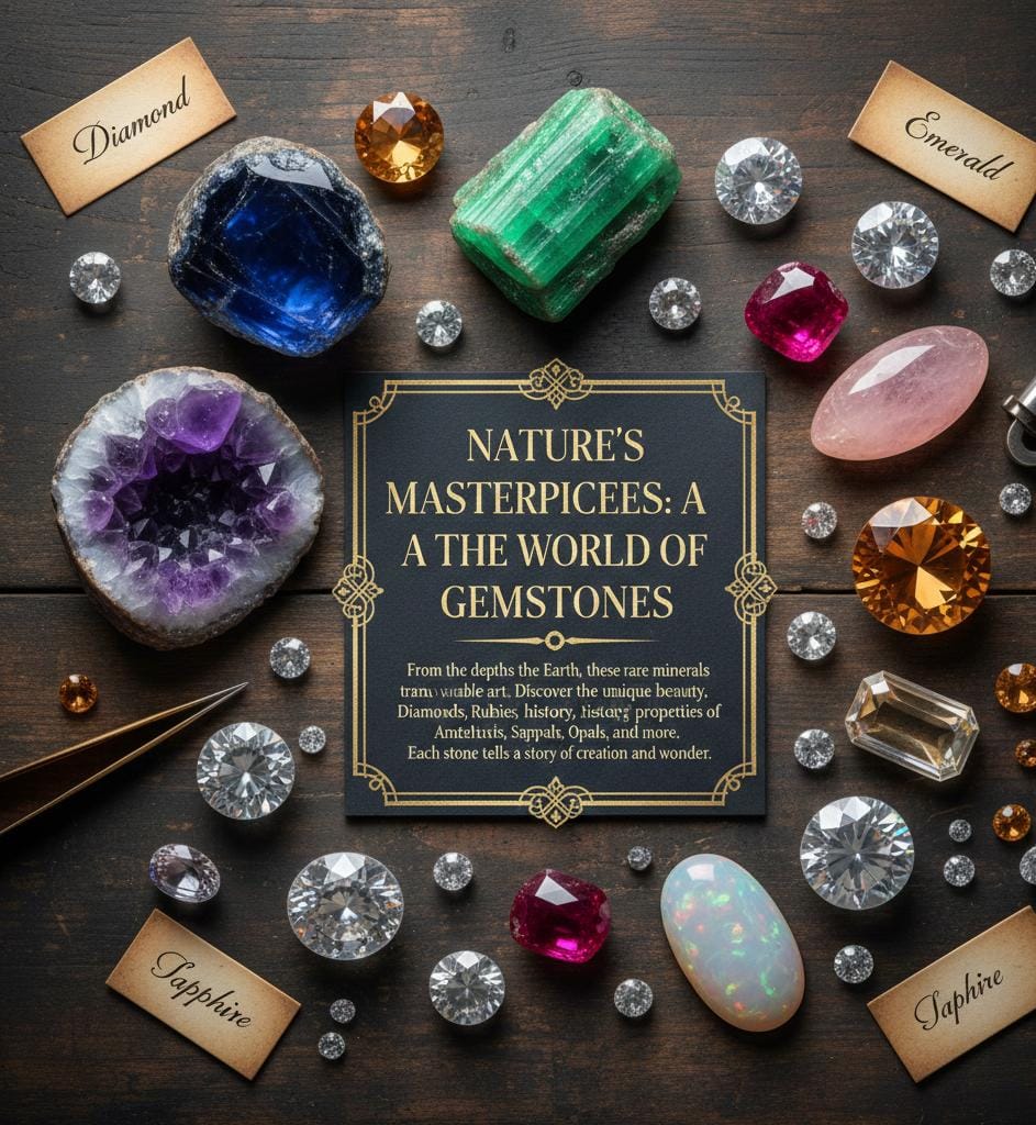 Nature’s Masterpieces: A Glimpse into the World of Gemstones