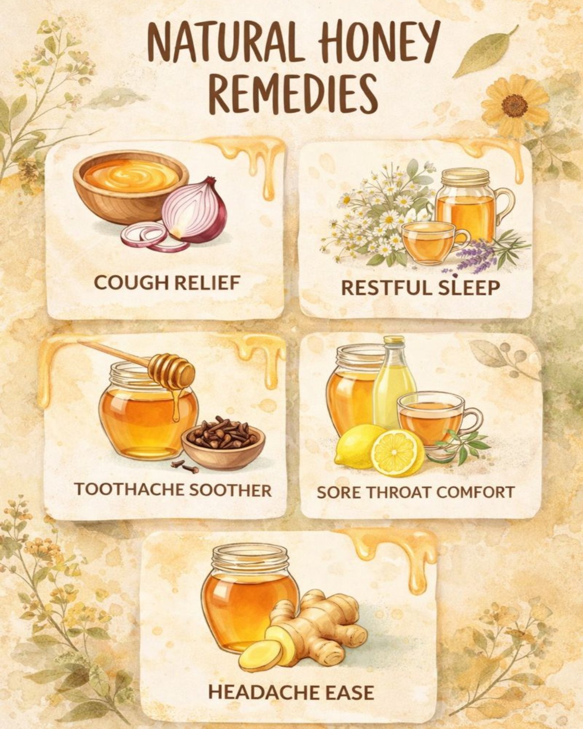 🍯 Nature’s Sweet Healer: Honey Remedies for Common Ailments 🌿
