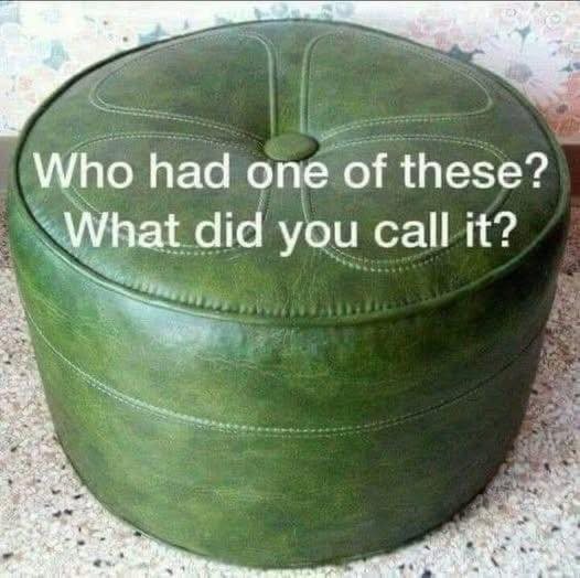 Who Else Grew Up With This Green Seat Sitting Quietly in the Corner of the Living Room