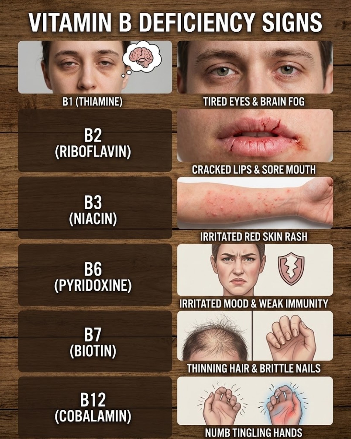YOUR BODY WARNS YOU WHEN VITAMIN B IS LOW ⚠️😨Don’t ignore these signs!