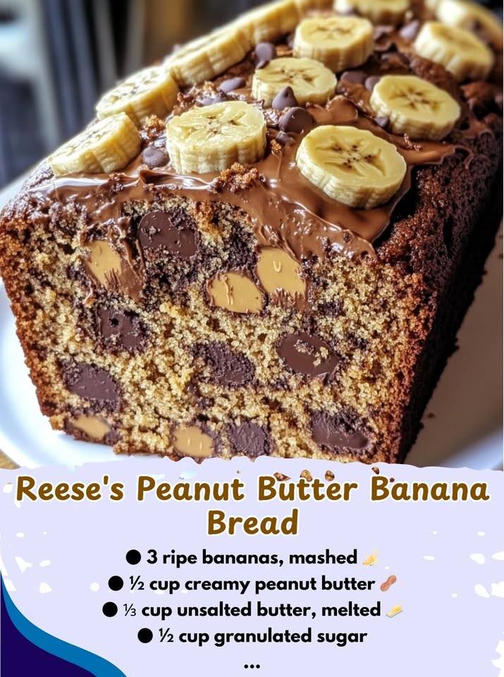 Reese’s Peanut Butter Banana Bread