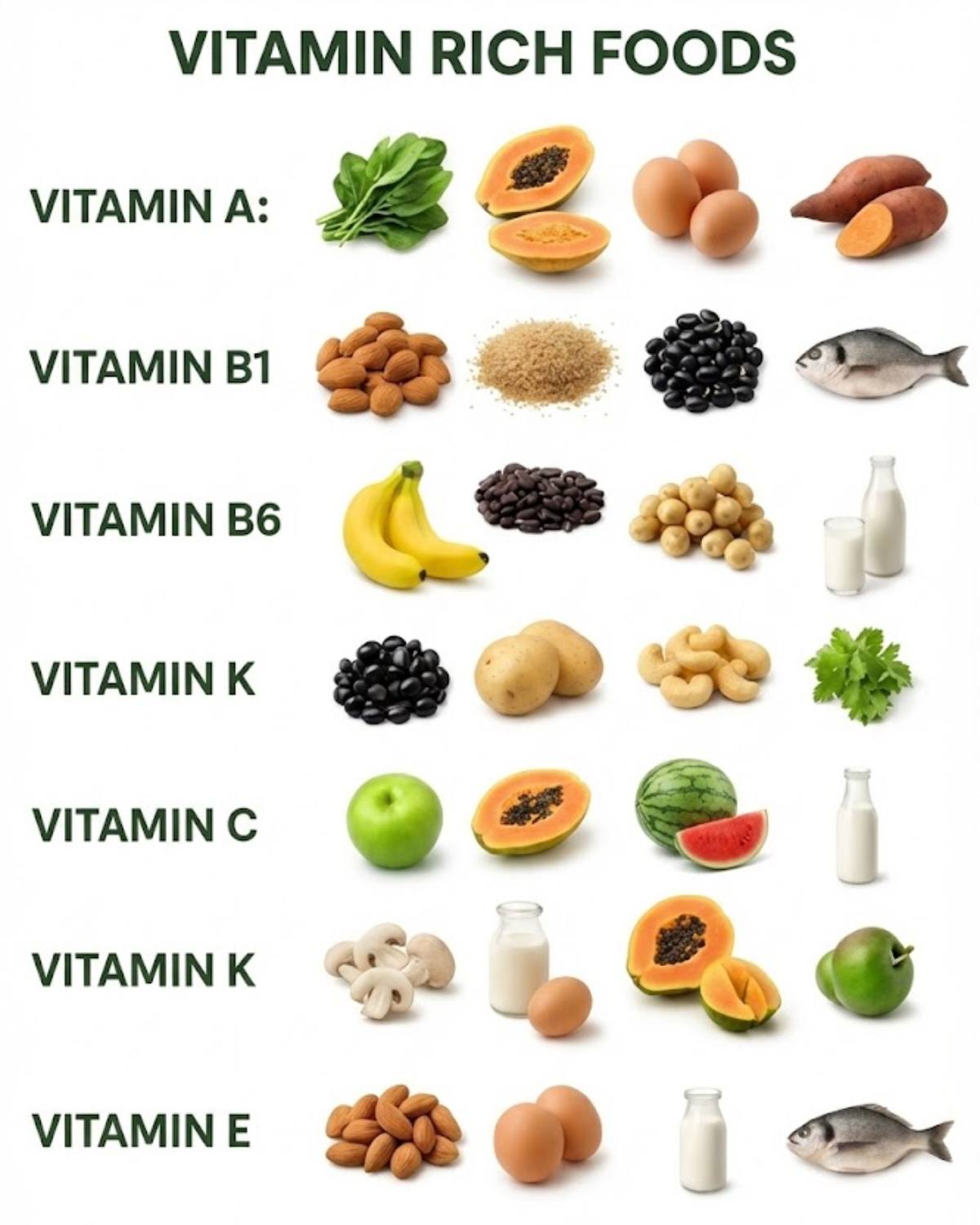 Vitamin-rich foods fuel energy, immunity, skin health, and overall wellness.