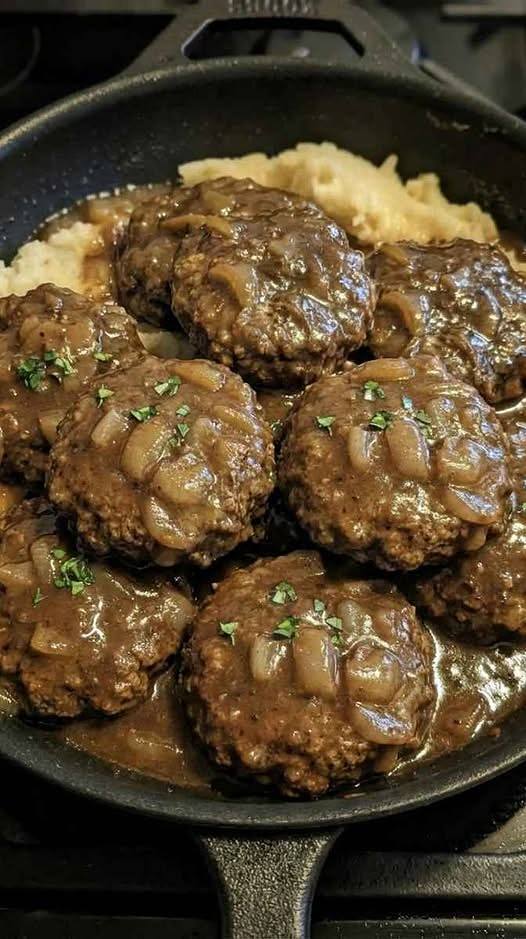 Salisbury Steak with Mushroom Gravy