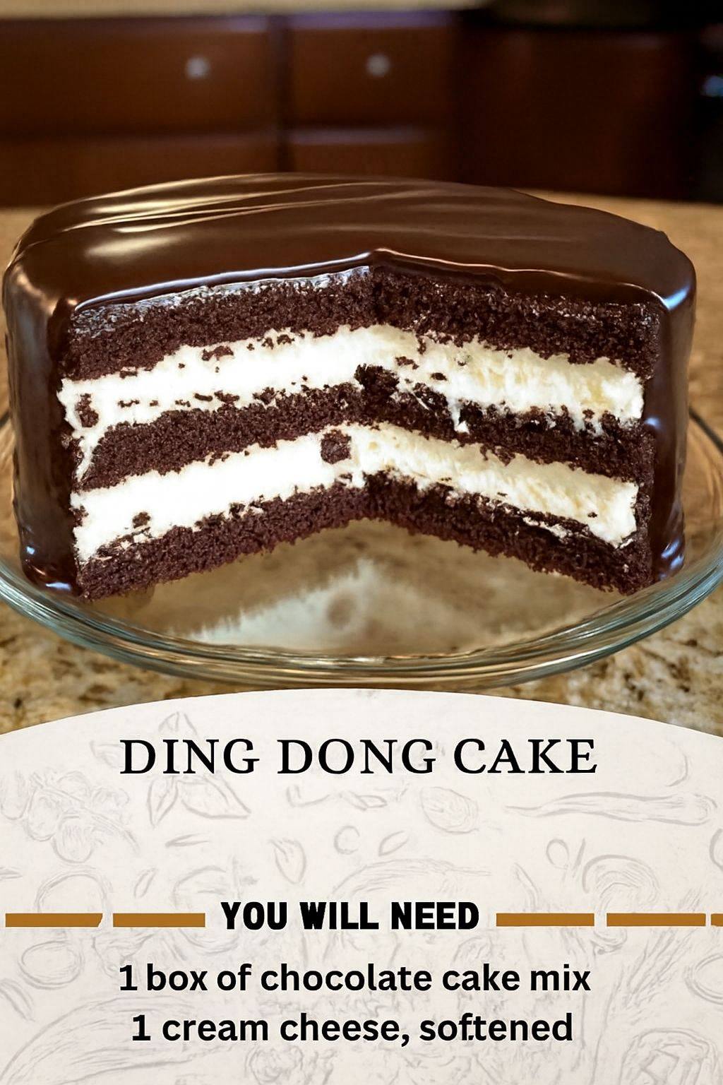 Craving that iconic chocolate snack cake from childhood, but bigger and better? This homemade Ding Dong Cake delivers rich, moist chocolate layers filled with fluffy marshmallow cream and whipped topping, all enrobed in a silky chocolate ganache—pure indulgence in every bite!