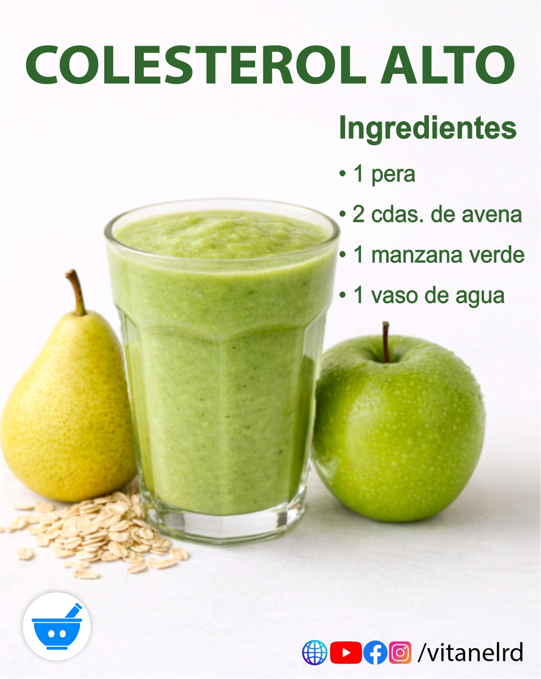  Batido para el colesterol alto