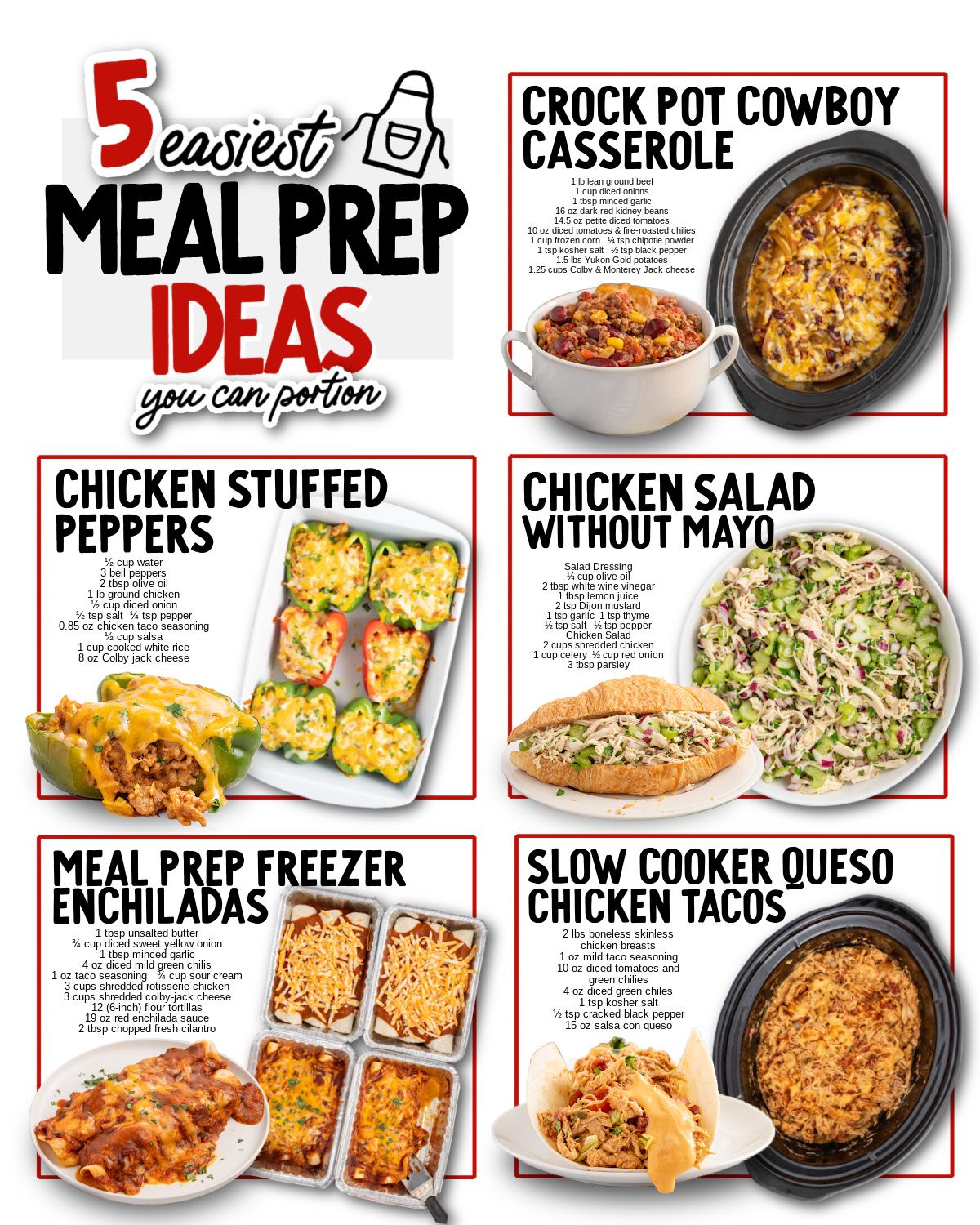 Easy, affordable, and perfect for busy families  This meal prep is all about keeping things simple while still putting real food on the table all week long.