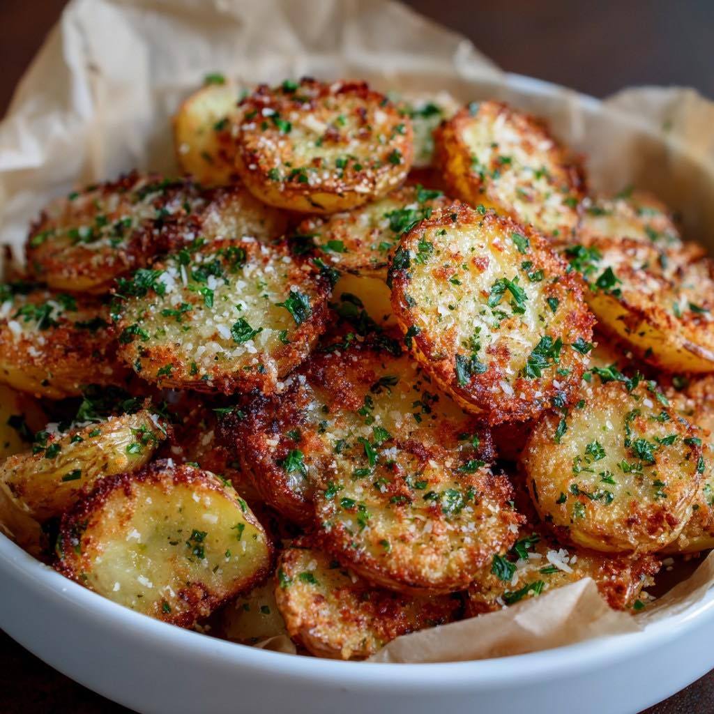 CRISPY CRUNCHY PARMESAN POTATOES